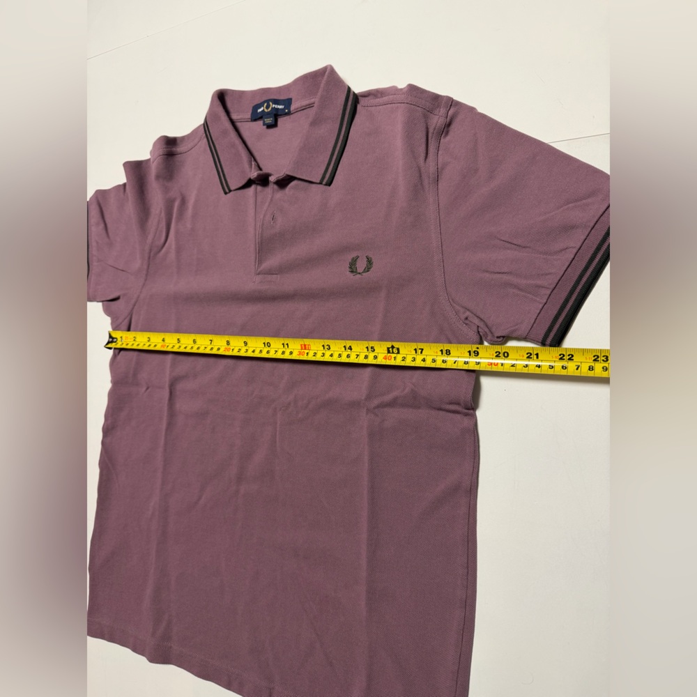 Fred Perry purple polo shirt - Picture 3 of 10